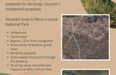 38 Hectares LAND FOR SALE Livingstone