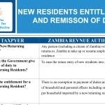 Returning to Zambia or new resident?